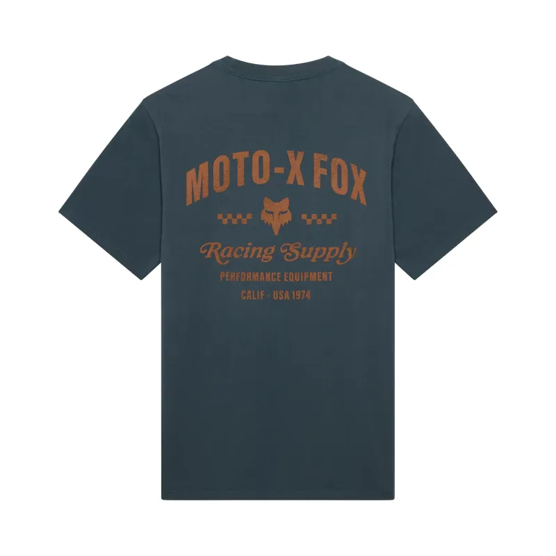 Fox Supply 195 Original Tee in Deep Cobalt Blue-1