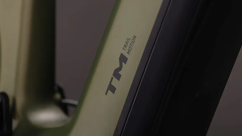 Cube Stereo Hybrid ONE77 HPC TM 800Wh Electric Full Suspension Mountain Bike in Reedgreen and Matrix-3