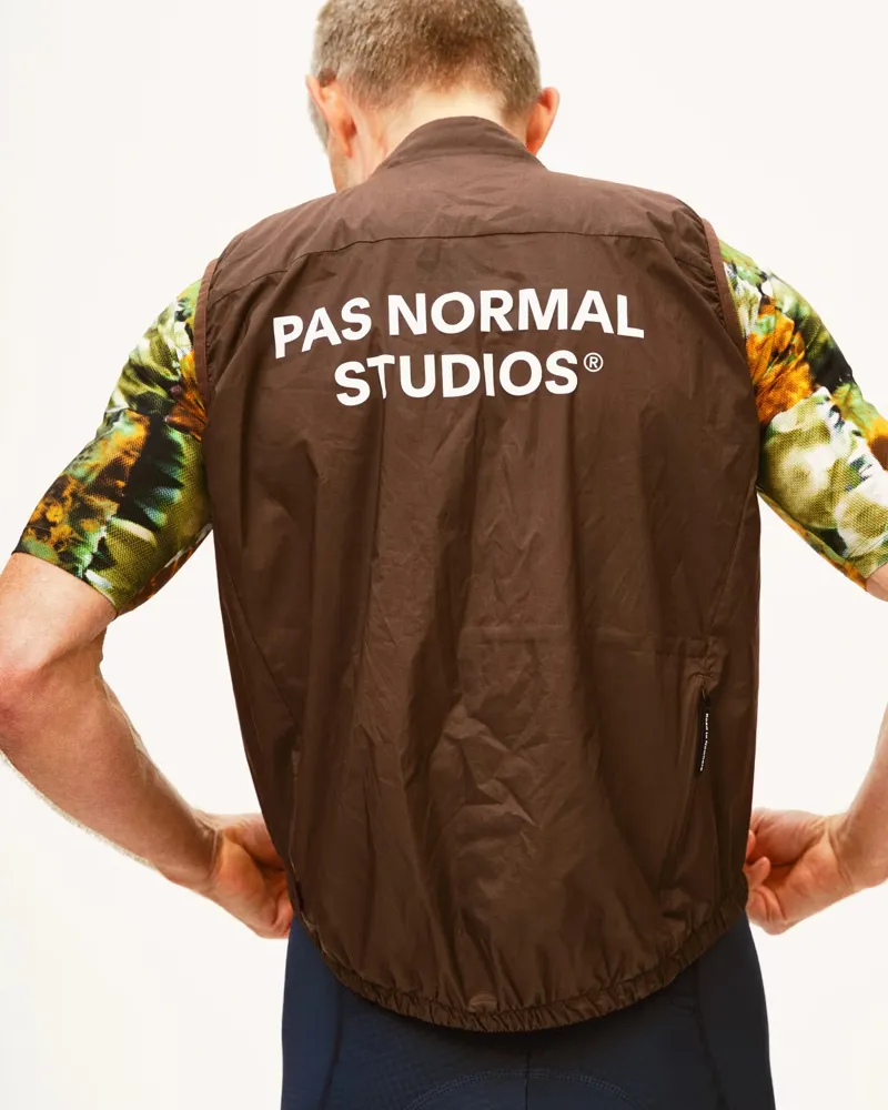 Pas Normal Studios Essential Insulated Gilet in Light Brown-4
