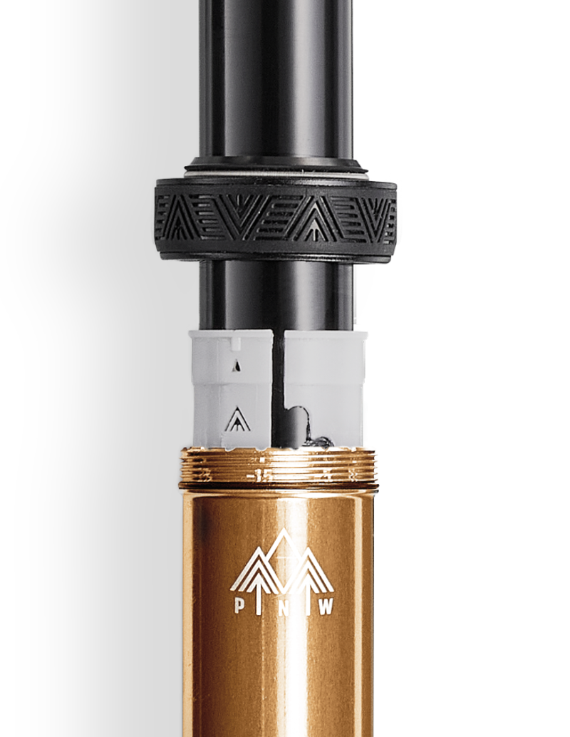PNW Components LTD Loam Dropper Gen 2 Dropper Post in Brass Monkey - 30.9mm-2