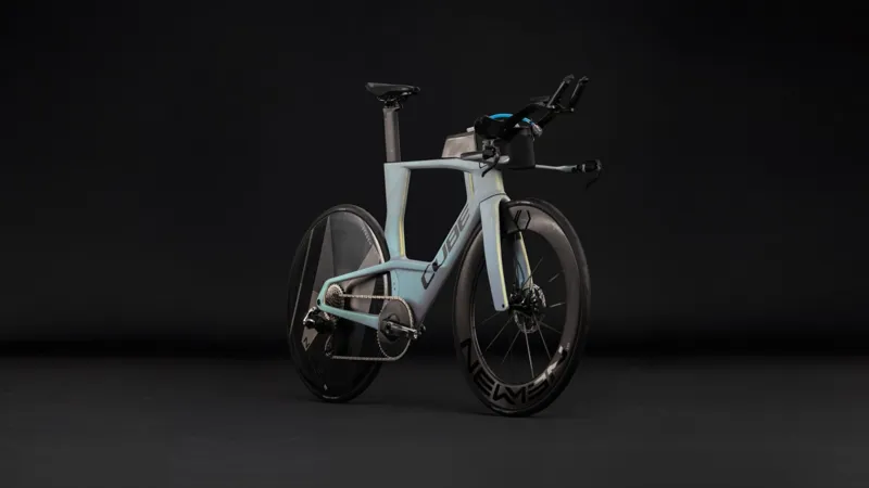 Cube Aerium C:68X SLT Aero Triathlon TT Road Bike in Genesisgrid and Black-10