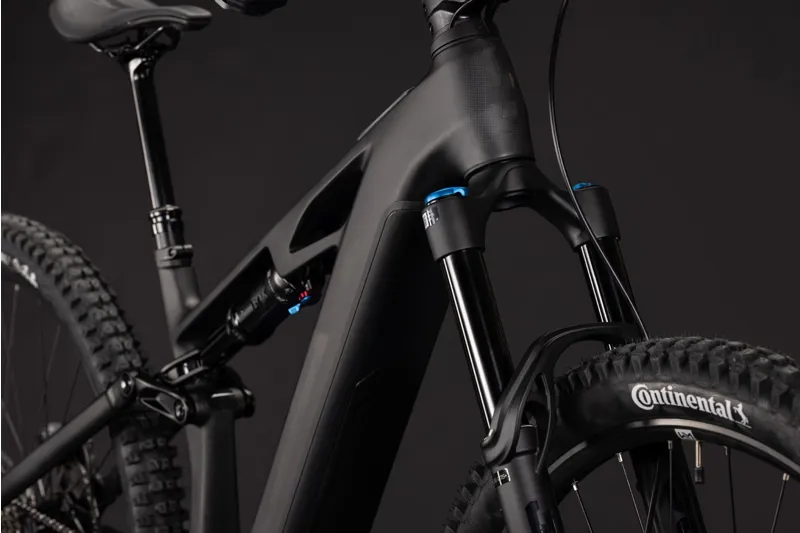 Cube Stereo Hybrid ONE44 HPC SLX 800Wh Electric Full Suspension Mountain Bike in Blackline-1