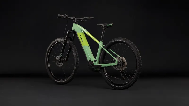 Cube Reaction Hybrid ONE 720Wh Electric Mountain Bike in Cactus and Black-6