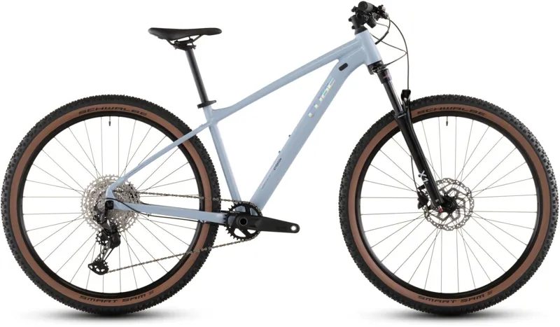 Cube Attention Pro Mountain Bike in Iceblue and Prism