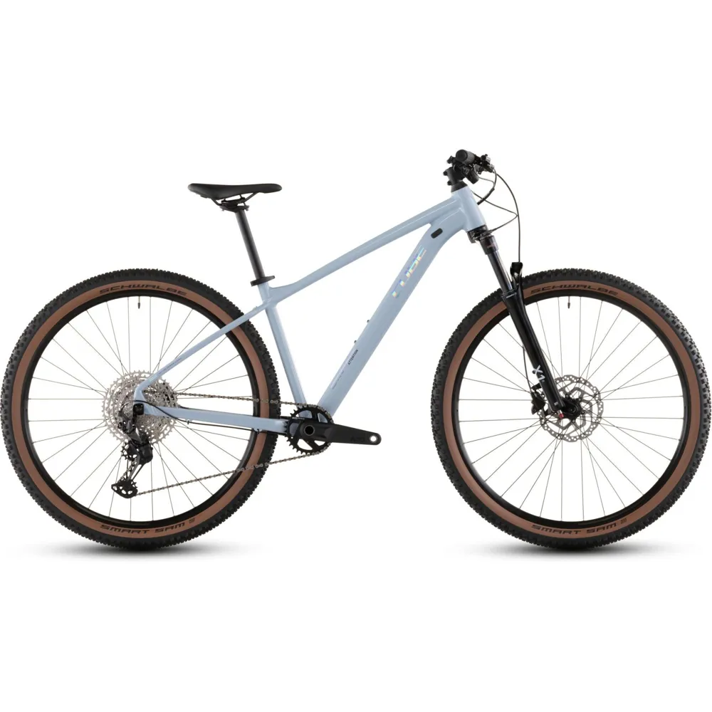 Cube Attention Pro Mountain Bike In Iceblue And Prism
