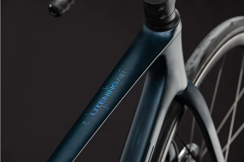 Cube Litening Air C:68X SLX Road Bike in Liquidblue and Crisscross-1