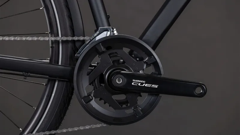 Cube Kathmandu Pro Hybrid Bike in Coal and Black-1