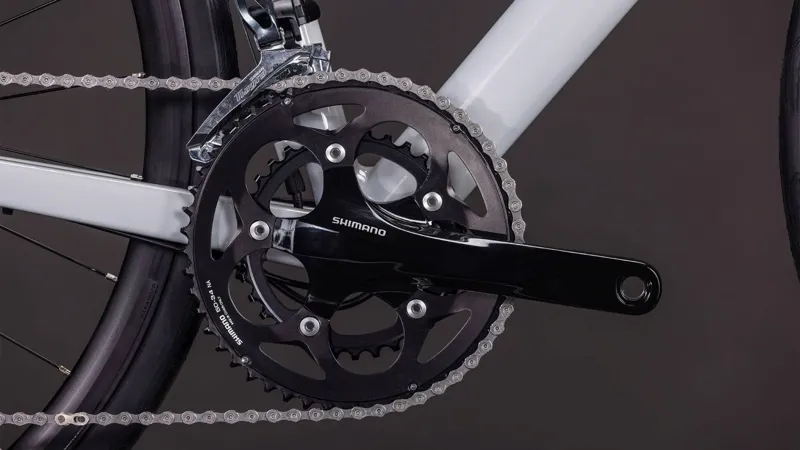 Cube Attain Race Road Bike in Foggrey and Shift-1