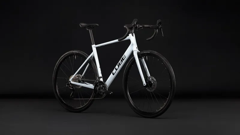 Cube Attain Race Road Bike in Glacier and Black-5