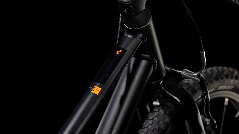 Cube Numove 180 18 Inch Kids Bike in Black and Orange-1