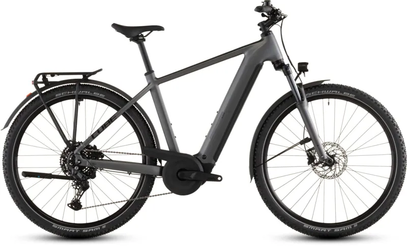 Cube Nuride Hybrid Performance 600Wh Electric Hybrid Bike in Slabgrey and Black
