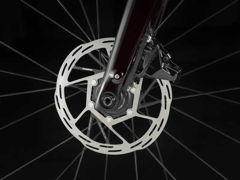 TREK Domane SLR 6 AXS Gen 4 Road Bike in Metallic Red Smoke and Red Carbon Smoke-3