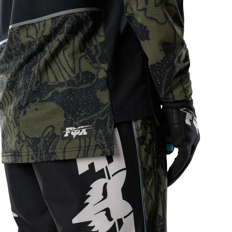 Fox Defend Thermal Jersey Lunar Special Edition Mountain Bike Jersey in Black-5