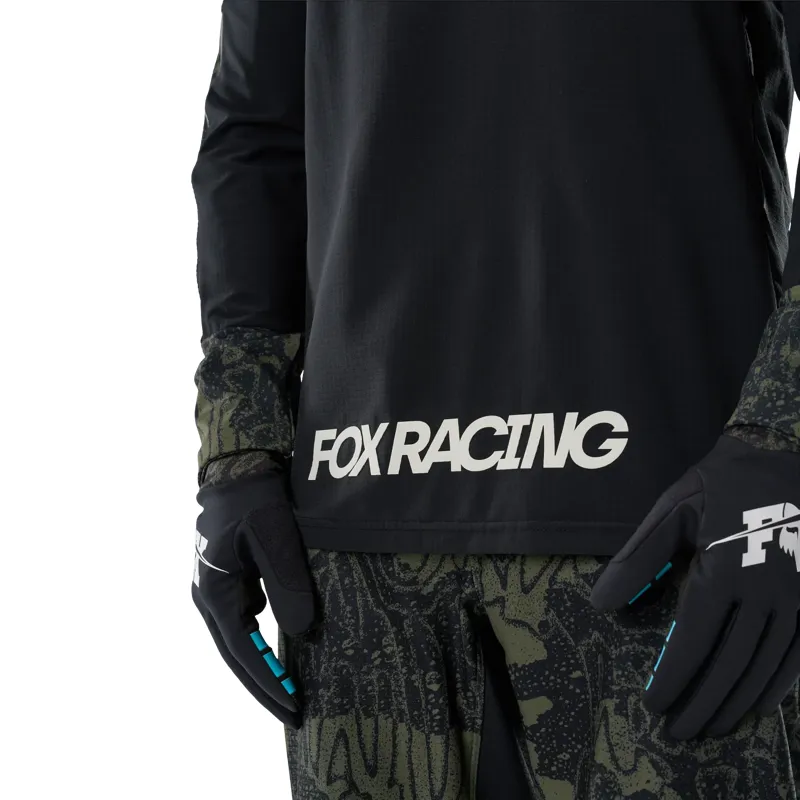 Fox Defend Thermal Jersey Lunar Special Edition Mountain Bike Jersey in Black-6