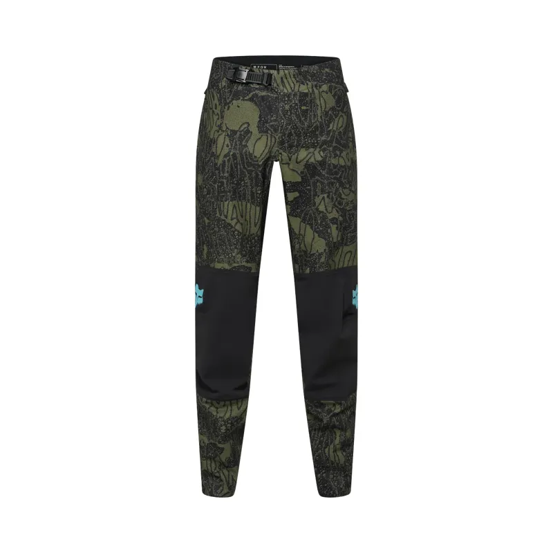 Fox Defend Fire Pant Lunar Special Edition Mountain Bike Trousers in Olive Green