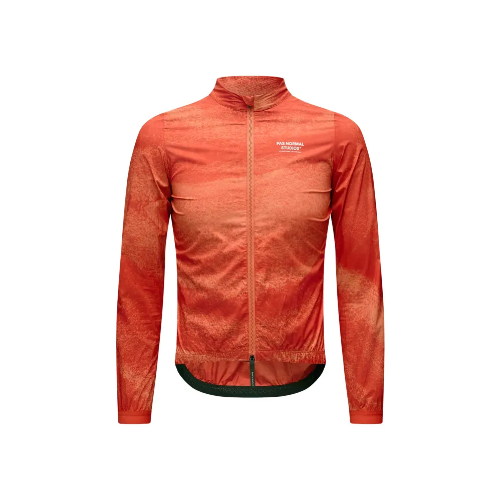 Team Cycles Pas Normal Studios Mechanism Stow Away Jacket in AOP Hibiscus Orange | Interest FREE Finance & Online Refund Policy.