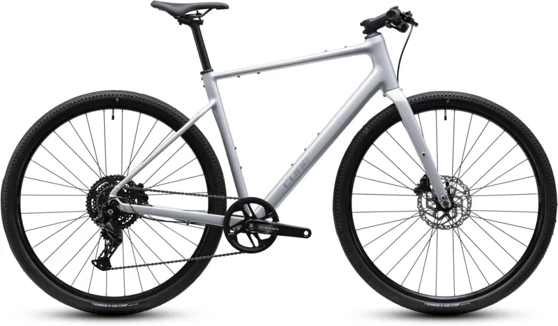 Cube Nulane ONE Hybrid Bike in Silverstar and Reflex