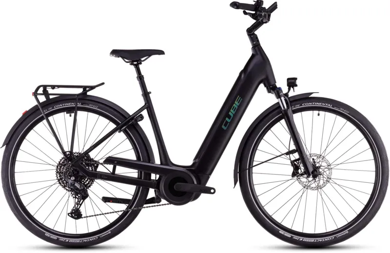 Cube Supreme Hybrid Pro EE 625Wh Electric Hybrid Bike in Black and Spectral