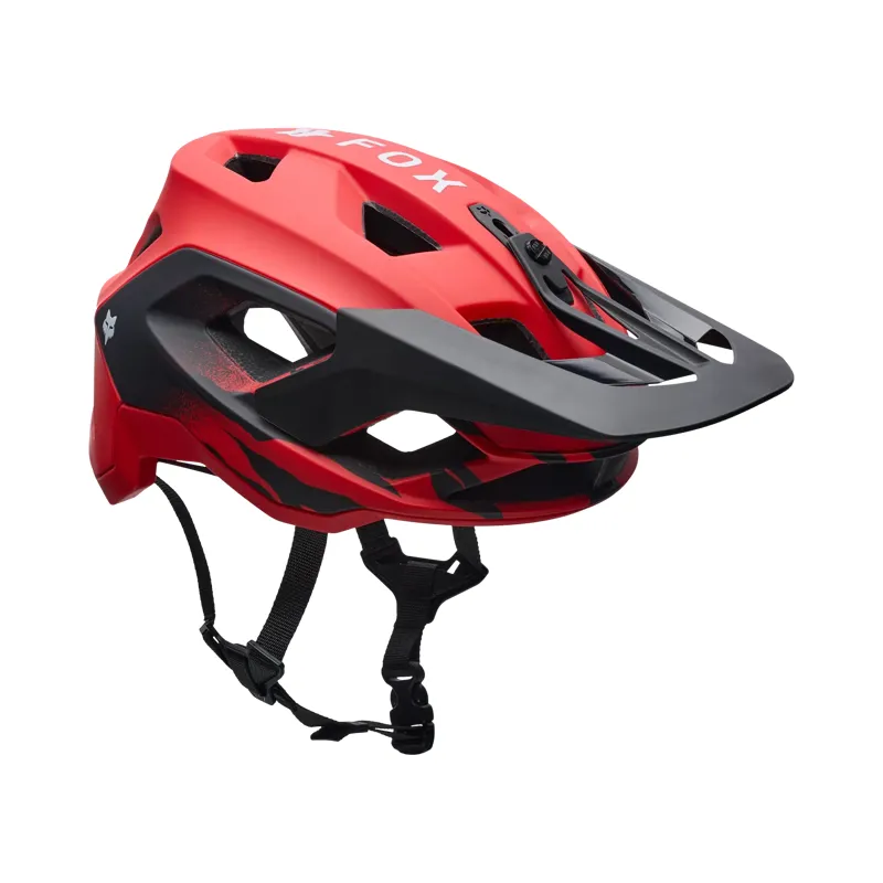 Fox Youth Speedframe Charge Youth Mountain Bike Helmet in Red-1
