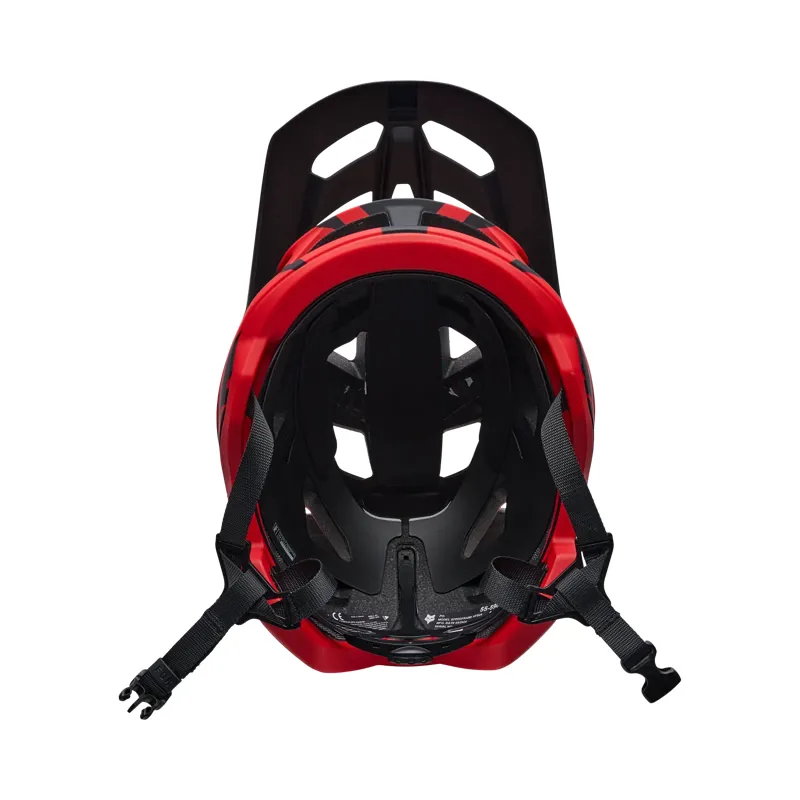 Fox Youth Speedframe Charge Youth Mountain Bike Helmet in Red-4