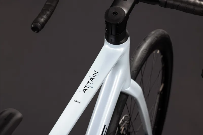 Cube Attain Race Road Bike in Glacier and Black-1