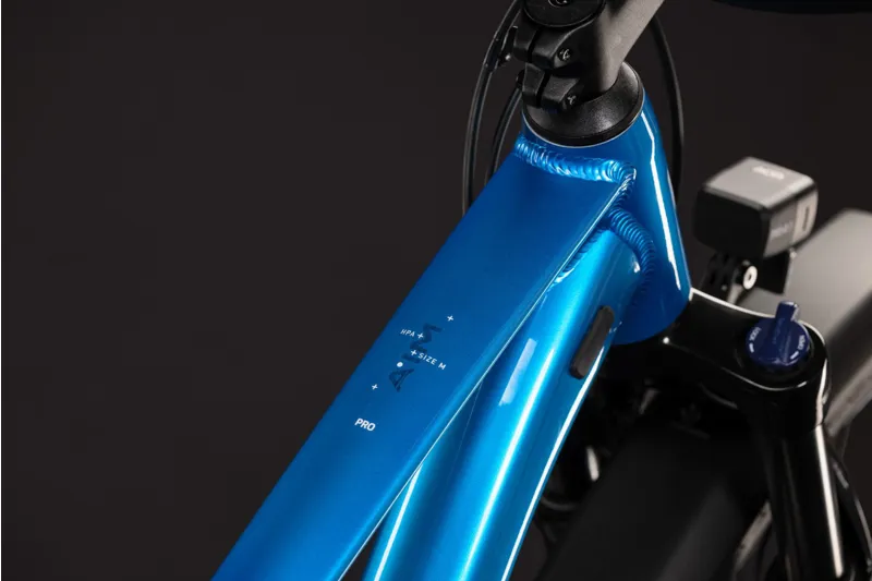 Cube Aim Pro FE Hardtail Mountain Bike in Topasblue and Blue-2