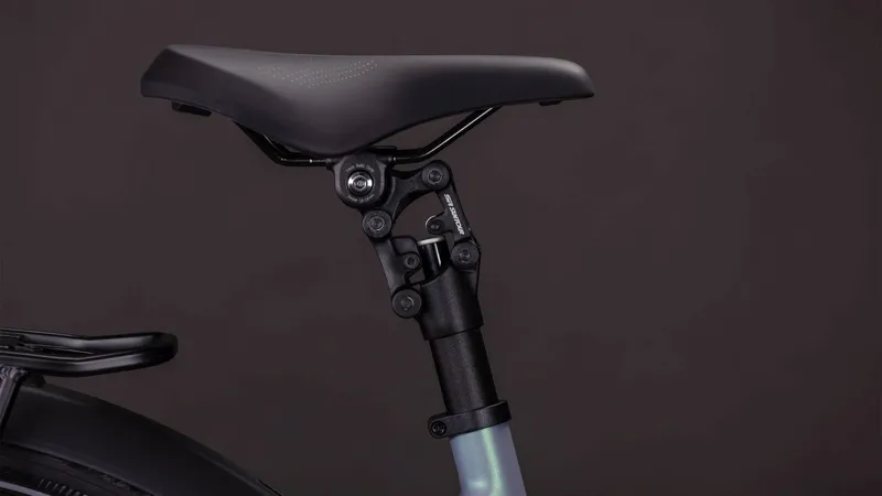 Cube Supreme Hybrid Deluxe SLX EE 600Wh Electric Hybrid Bike in Seagrey and Black-2