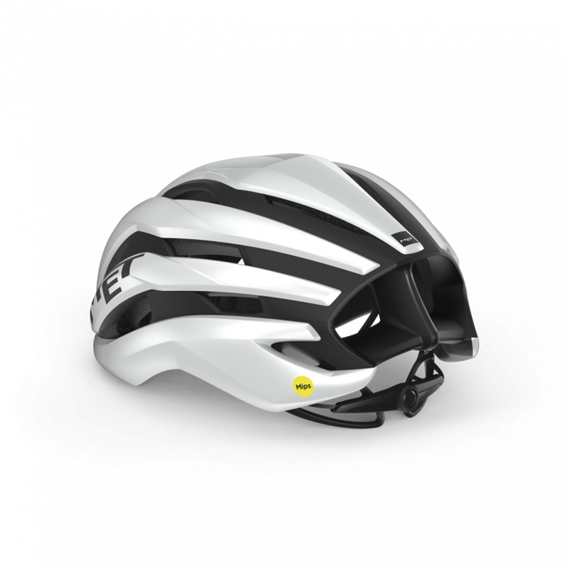 MET Trenta Mips Cycling Helmet in White and Black-2