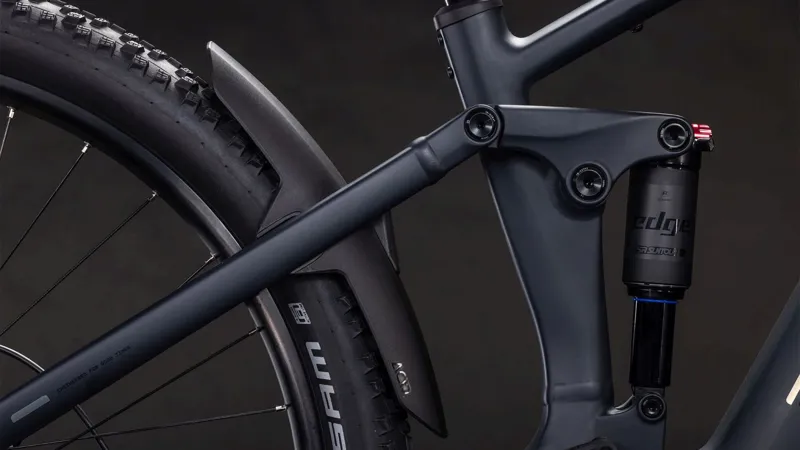 Cube Stereo Hybrid ONE22 Pro 800Wh Electric Full Suspension Mountain Bike in Night and Chrome-2