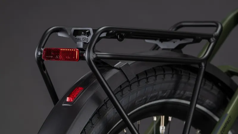 Cube Compact Hybrid Comfort 545Wh Electric Hybrid Bike in Reedgreen and Reflex-3