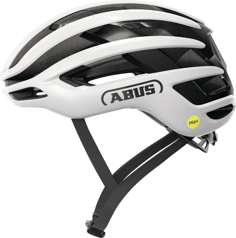 Abus AirBreaker 2.0 MIPS Road Cycling Helmet in Shiny White