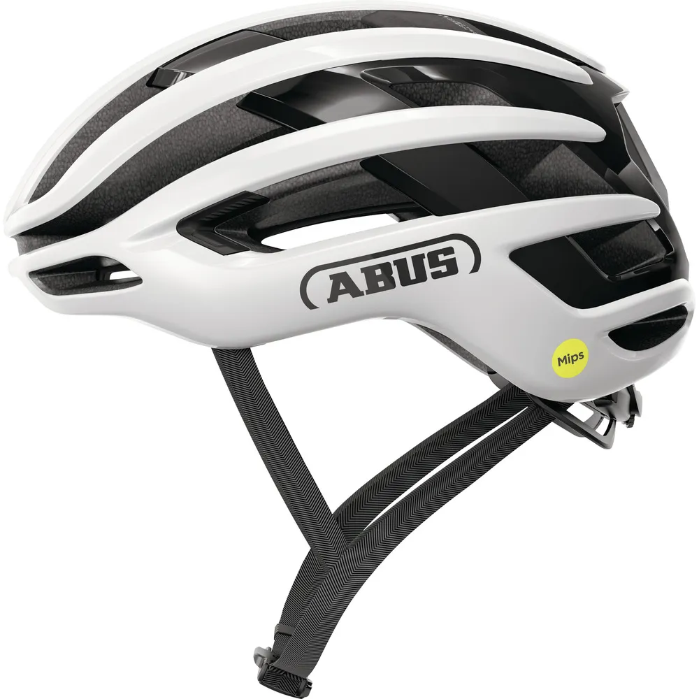 Team Cycles Abus AirBreaker 2.0 MIPS Road Cycling Helmet in Shiny White | Interest FREE Finance & Online Refund Policy.