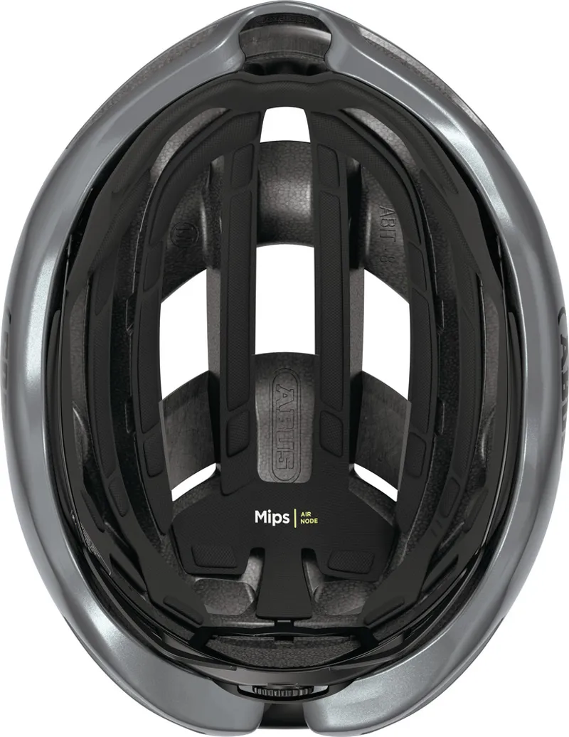 Abus AirBreaker 2 MIPS Road Cycling Helmet in Graphite Silver-1