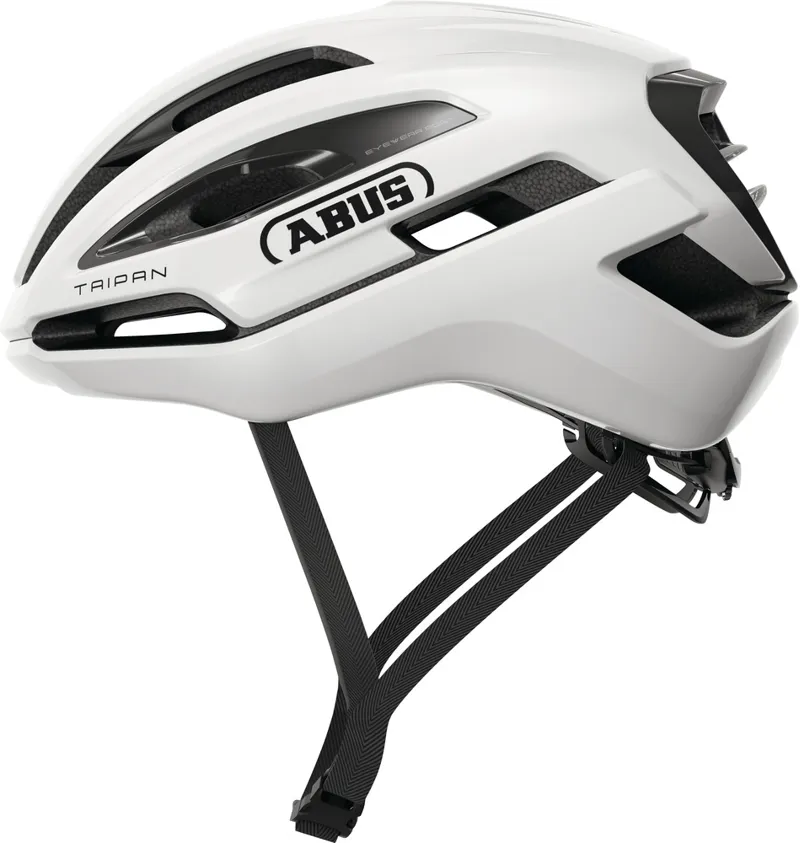 Abus Taipan Road Cycling Helmet in Shiny White