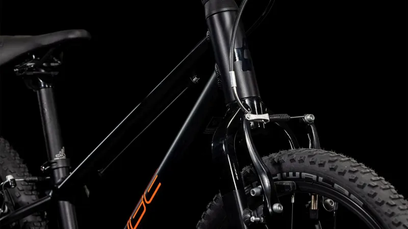 Cube Numove 180 18 Inch Kids Bike in Black and Orange-2
