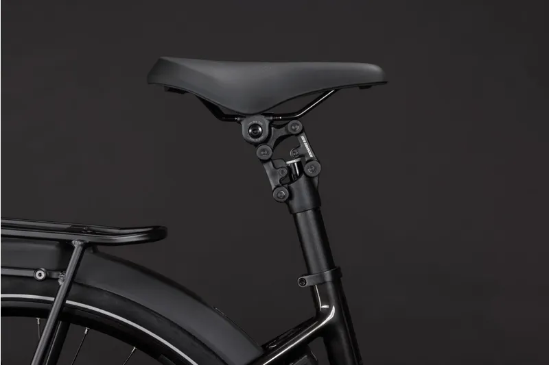 Cube Supreme Hybrid Comfort ONE EE 600Wh Electric Hybrid Bike in Gunmetal and Reflex-4