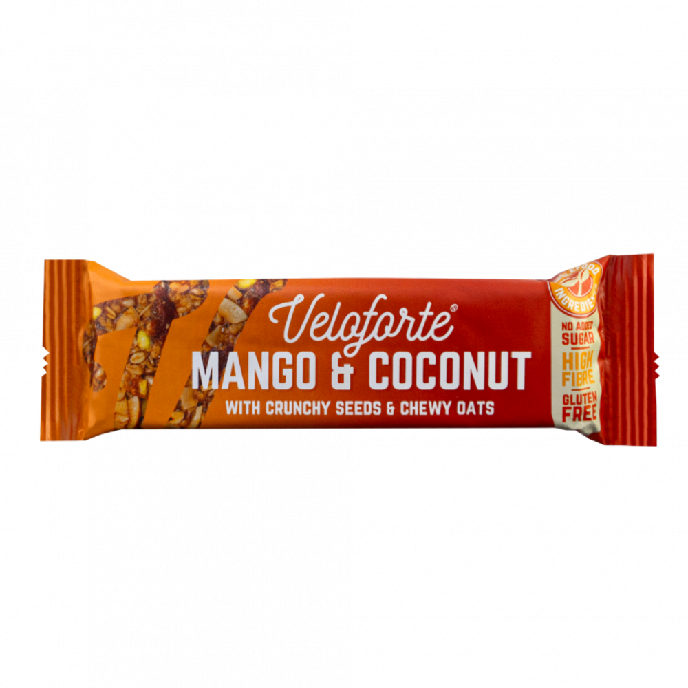Team Cycles Veloforte Oat Snack Bars in Mango Coconut | Interest FREE Finance & Online Refund Policy.
