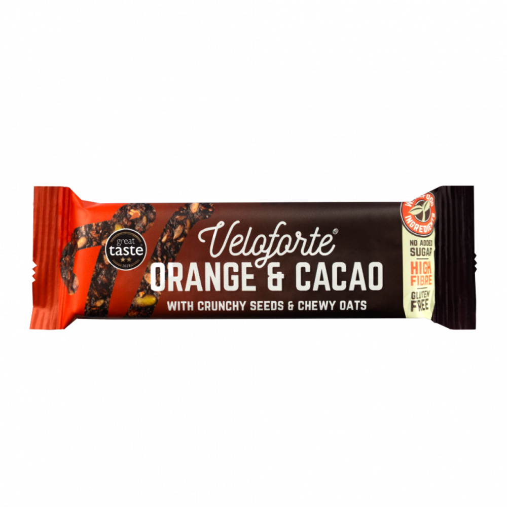 Team Cycles Veloforte Oat Snack Bars in Orange Cacao | Interest FREE Finance & Online Refund Policy.
