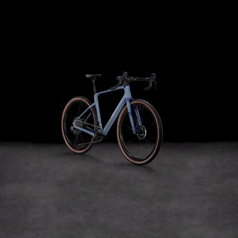 Cube Nuroad C:62 EX Gravel Bike in Pigeonblue and Art-7