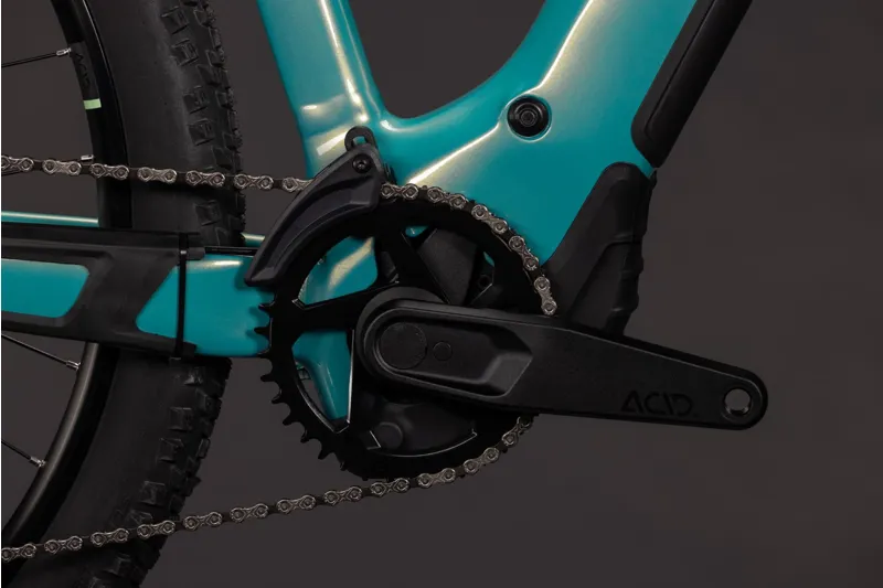 Cube Reaction Hybrid Performance 720Wh Electric Hybrid Bike in Maldivian and Black-2