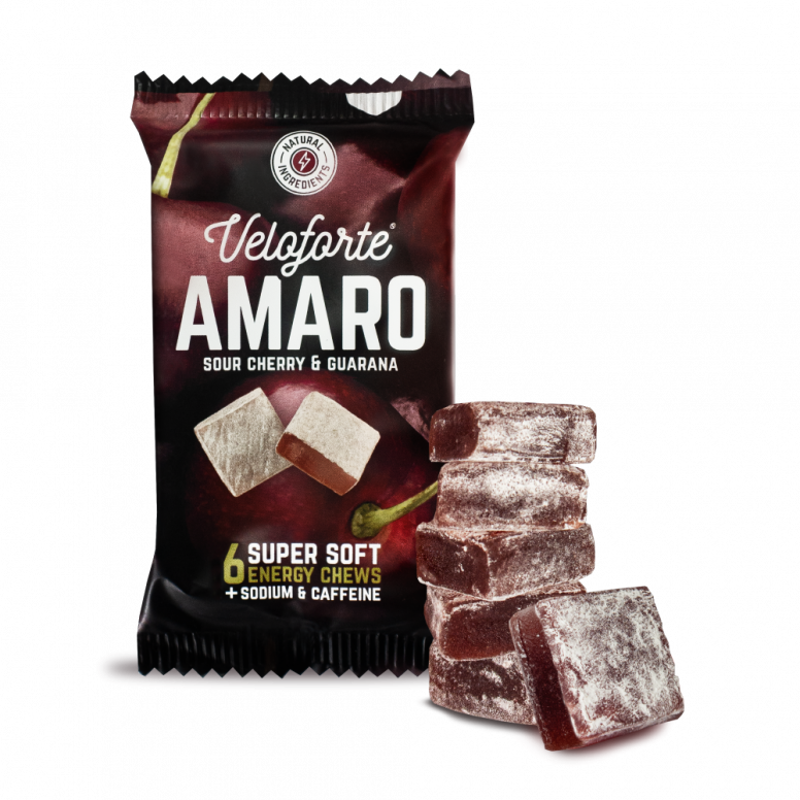 Veloforte Energy Chews in Amaro - Sour Cherry-1