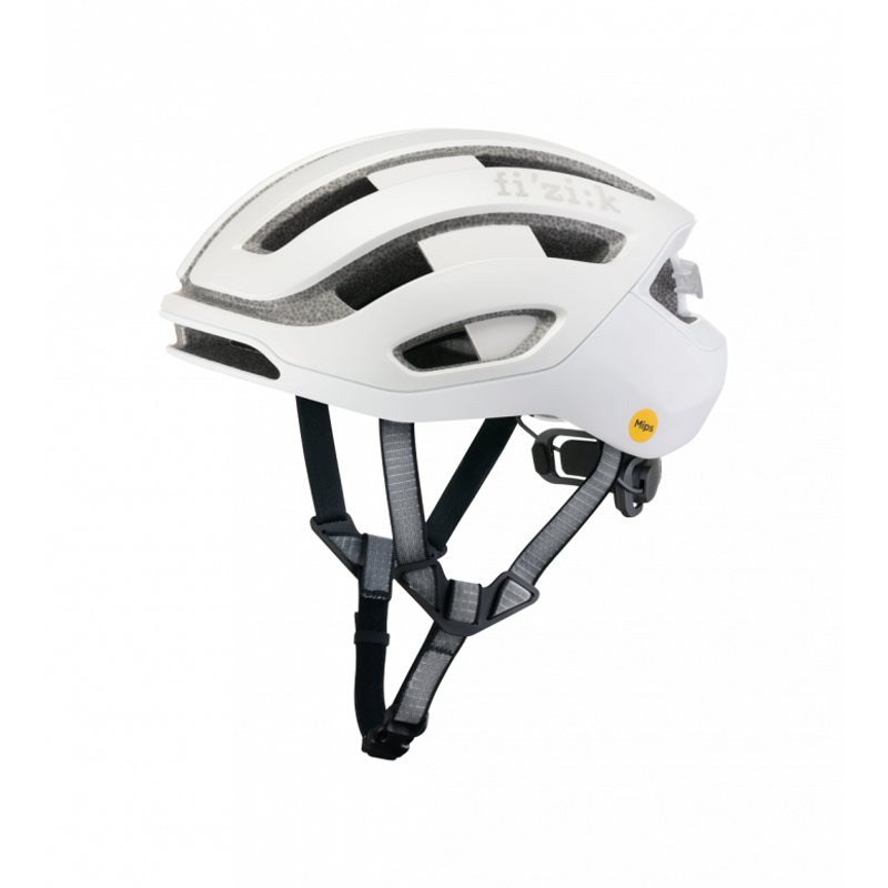 Fizik Kudo Cycling Helmet in White-2