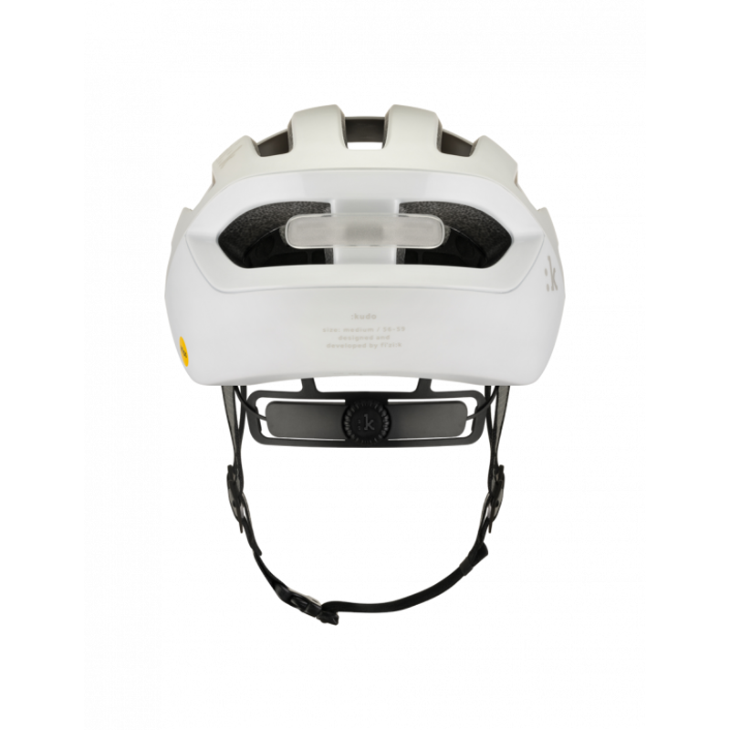 Fizik Kudo Cycling Helmet in White-3