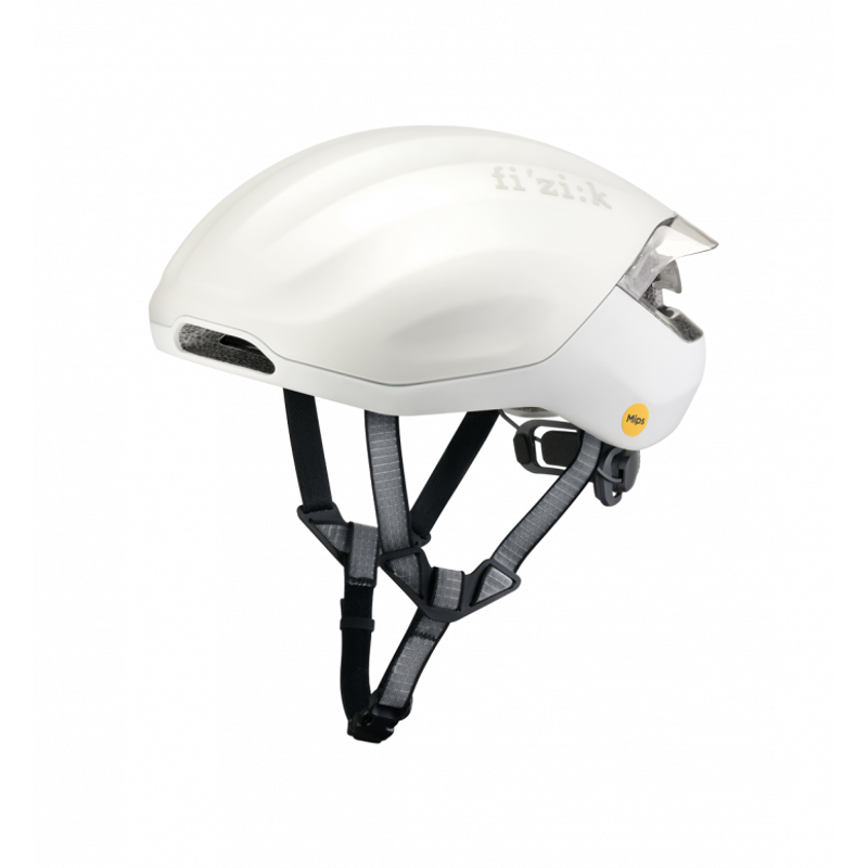 Fizik Kudo Aero Cycling Helmet in White-3