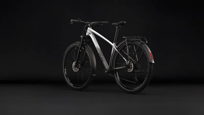 Cube Aim Pro FE Hardtail Mountain Bike in Grey and Black-6
