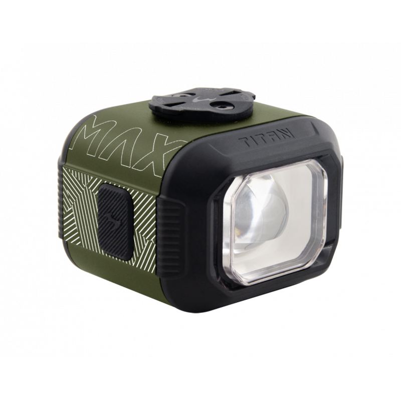 Moon Sport Titan Max Rechargeable Front Bike Light in Green