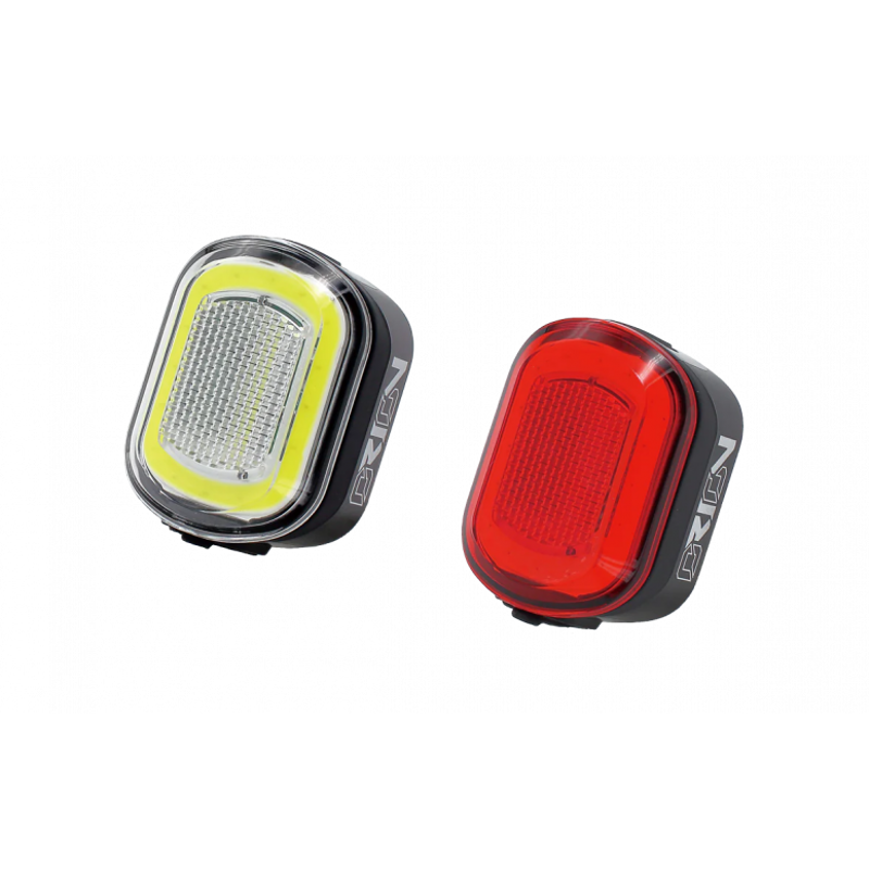 Moon Sport Orion W 100lm and Orion R 50lm Front and Rear Rechargeable Bike Light Set