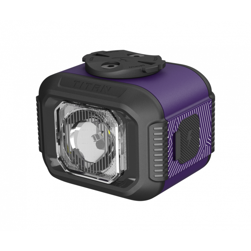 Moon Sport TITAN MINI 700lm Rechargeable Front Bike Light in Purple