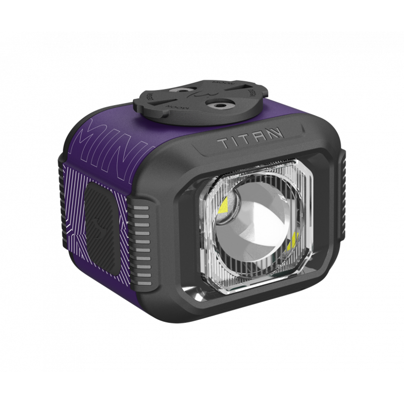 Moon Sport TITAN MINI 700lm Rechargeable Front Bike Light in Purple-1