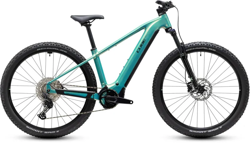 Cube Reaction Hybrid Performance 720Wh Electric Hybrid Bike in Maldivian and Black